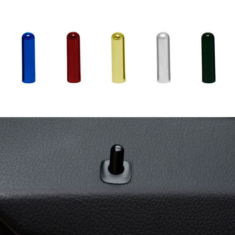 4 in 1 Car Door Latch Pin Door Screw Knob Cap Cover Trim for BMW F10, Left Driving (Silver) - In Car by buy2fix | Online Shopping UK | buy2fix