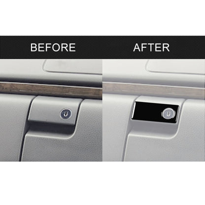 For Mercedes-Benz E-Class W210 1996-2002 Car Passenger Storage Box Switch Decorative Sticker, Left and Right Drive Universal - In Car by buy2fix | Online Shopping UK | buy2fix