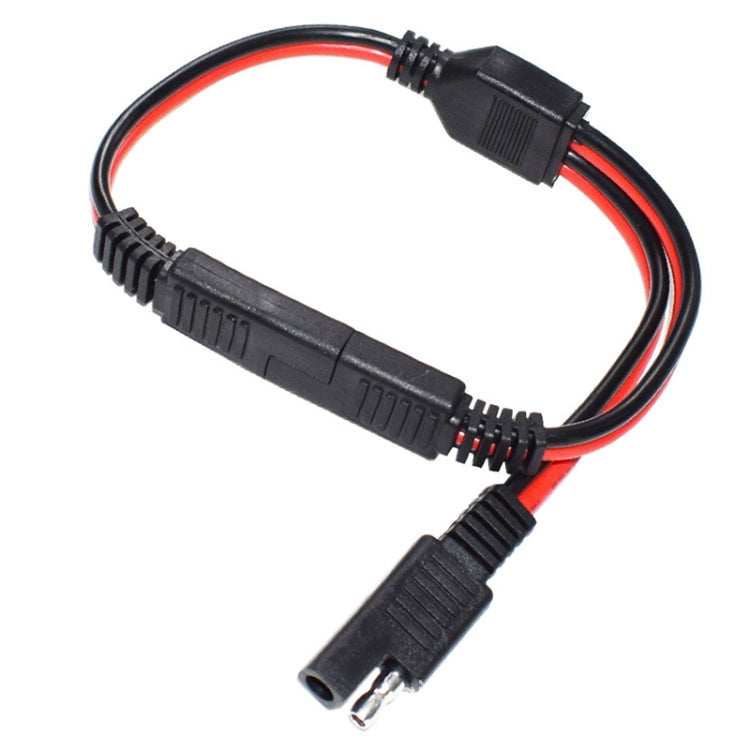 SAE One to Two Connection Cable Car Power Cord - In Car by buy2fix | Online Shopping UK | buy2fix