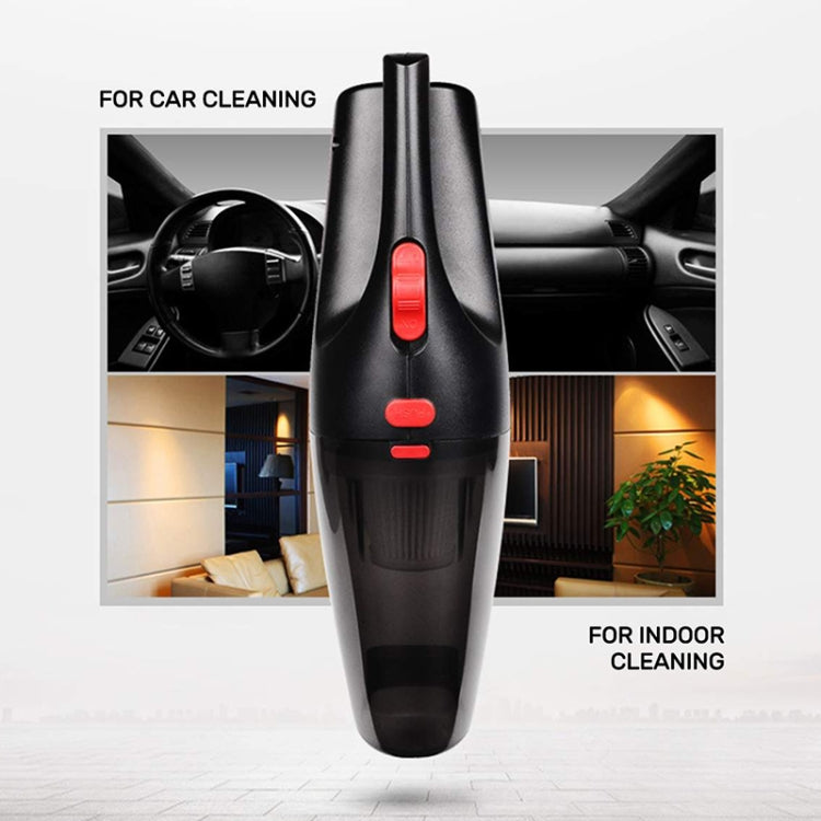 Car Wired Portable 120W Handheld Powerful Vacuum Cleaner with LED Light Cable Length: 5m(Black) -  by buy2fix | Online Shopping UK | buy2fix