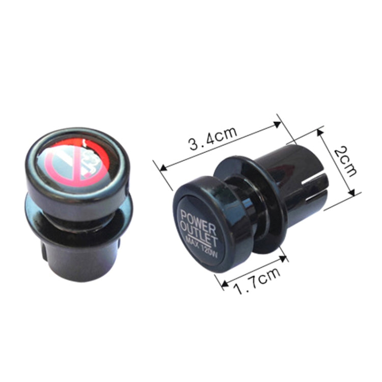 2 PCS / Set Car Cigarette Lighter Dust Cover Plug - In Car by buy2fix | Online Shopping UK | buy2fix