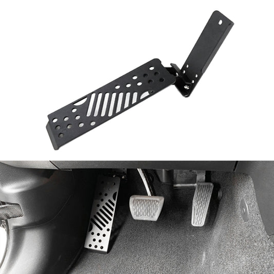 Car Modification Straight Metal Left Foot Rest Pedal for Jeep Wrangler JL 2018-2019 - In Car by buy2fix | Online Shopping UK | buy2fix