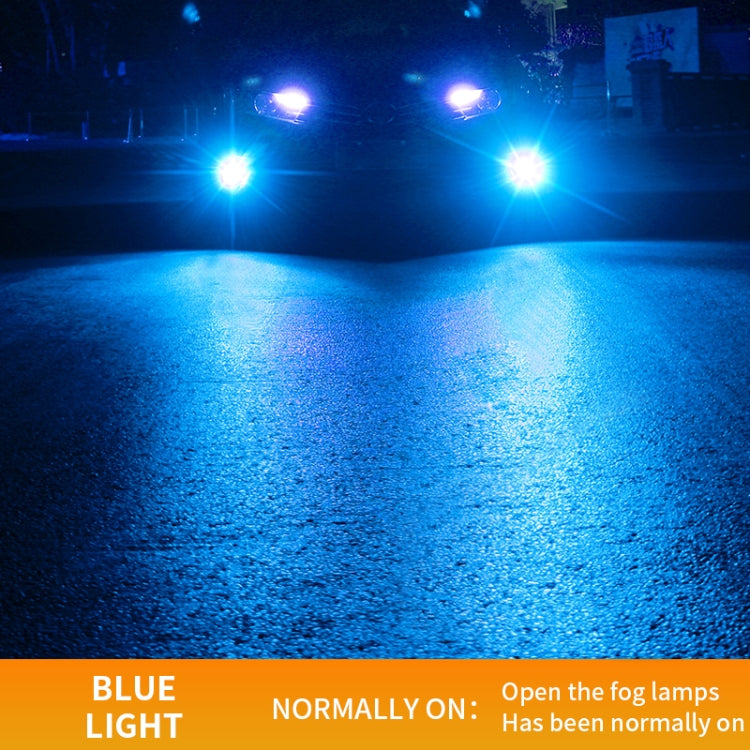 1 Pair 9006 27W / DC12V Car Aluminum Alloy Flashing LED Headlight (Blue Light) - In Car by buy2fix | Online Shopping UK | buy2fix