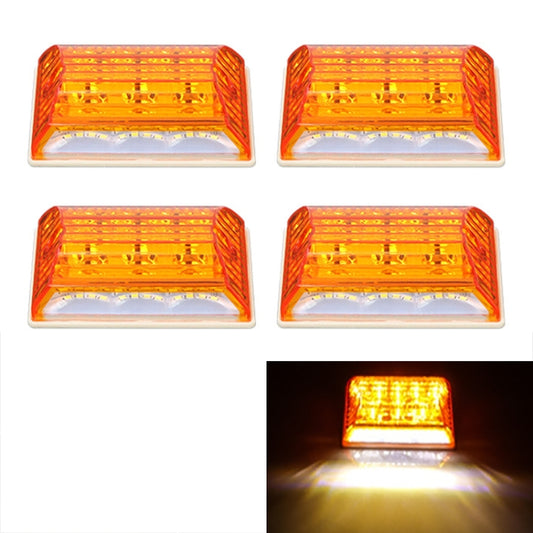 4 PCS ZS-6001 DC24V Car / Truck Side Marker Indicator Lights Bulb Lamp (Yellow Light) - In Car by buy2fix | Online Shopping UK | buy2fix