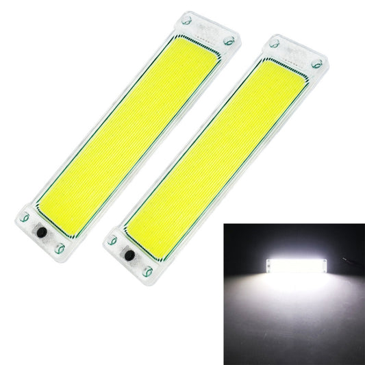 2 PCS ZS-3347 DC12-24V High Bright 108 COB Lamp Beads Car Dome Light Cabin Light Bar - In Car by buy2fix | Online Shopping UK | buy2fix