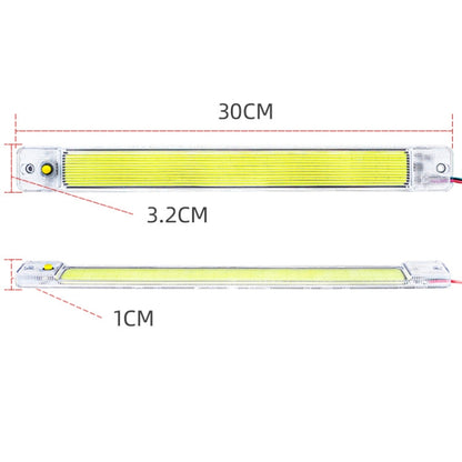 2 PCS ZS-3348 DC12-24V High Bright 84 COB Lamp Beads Car Dome Light Cabin Light Bar - In Car by buy2fix | Online Shopping UK | buy2fix