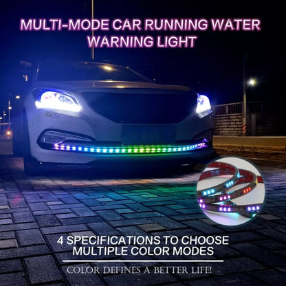 Z06-60CM 60cm DC12V-24V Car Front Grille LED RGB Daytime Running Lights Strip Colorful Lamp - In Car by buy2fix | Online Shopping UK | buy2fix