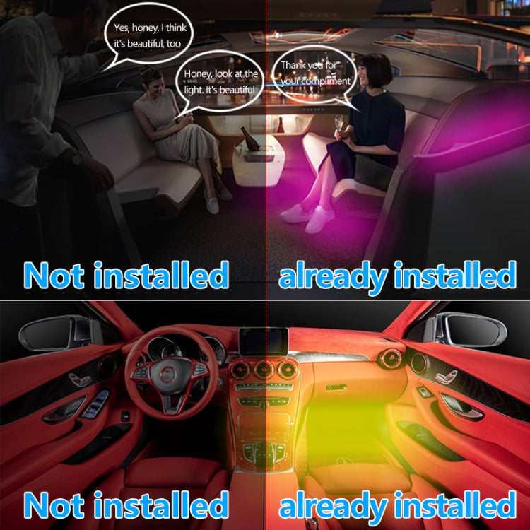 Y12 USB Car Colorful RGB Foot LED Atmosphere Light - In Car by buy2fix | Online Shopping UK | buy2fix