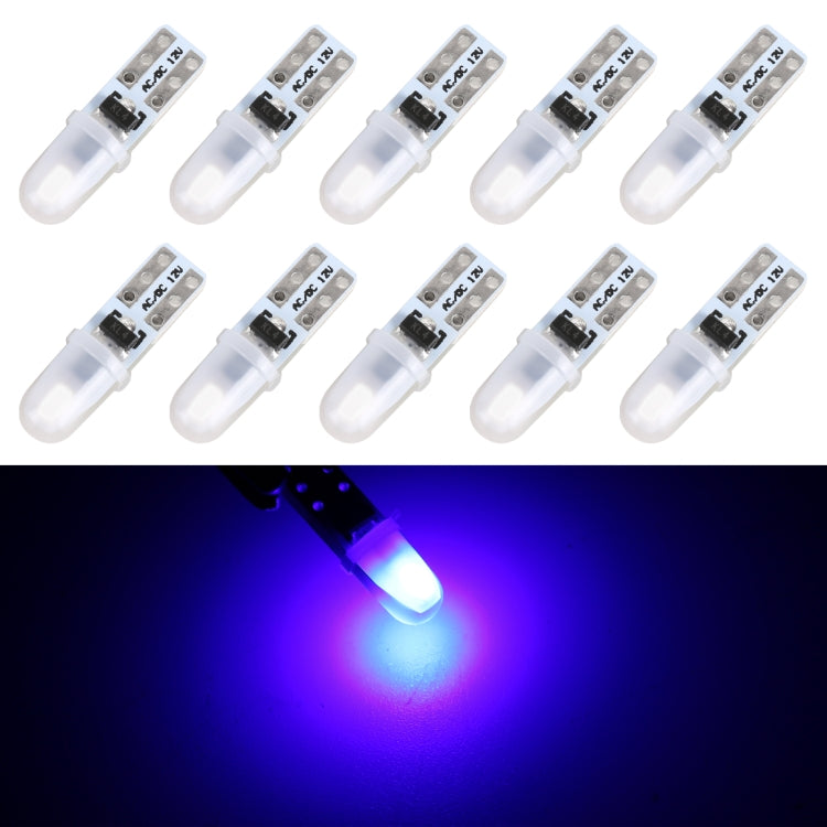 10 in 1 T5 Car Instrument Panel LED Decorative Light (Blue Light) - In Car by buy2fix | Online Shopping UK | buy2fix