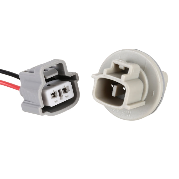 1 Pair 7440 Car Lamp Holder Socket with Cable - In Car by buy2fix | Online Shopping UK | buy2fix