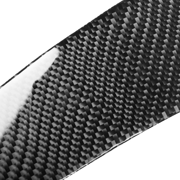 2 PCS / Set Carbon Fiber Car Lamp Eyebrow Decorative Sticker for BMW 5 Series G30 / G38 2018, Drop Glue Version - In Car by buy2fix | Online Shopping UK | buy2fix