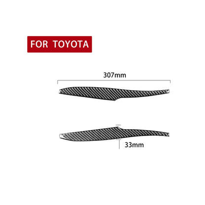 2 PCS / Set Carbon Fiber Car Rearview Mirror Decorative Sticker for Toyota 4Runner 2010-2020 - In Car by buy2fix | Online Shopping UK | buy2fix