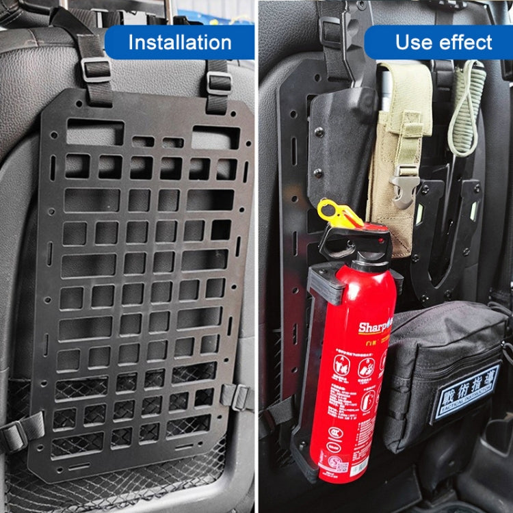 Car Rigid Seat Back Thicken Organizer Molle Panel Storage Rack - In Car by buy2fix | Online Shopping UK | buy2fix
