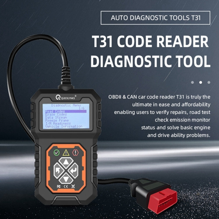 T31 OBD2 Car Fault Diagnosis Tool Fault Analyzer - In Car by buy2fix | Online Shopping UK | buy2fix