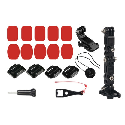 Cycling Helmet Adhesive Multi-Joint Arm Fixed Mount Set with J-Hook Buckle Mount & Screw for DJI Osmo Action, GoPro HERO10 Black /9 Black / HERO8 Black /7 /6 /5 /5 Session /4 Session /4 /3+ /3 /2 /1, Xiaoyi and Other Action Cameras - DJI & GoPro Accessories by buy2fix | Online Shopping UK | buy2fix