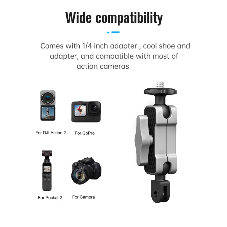 STARTRC  Aluminium Alloy Mount Adapter Adjustable Arm(Black Silver) - DJI & GoPro Accessories by STARTRC | Online Shopping UK | buy2fix