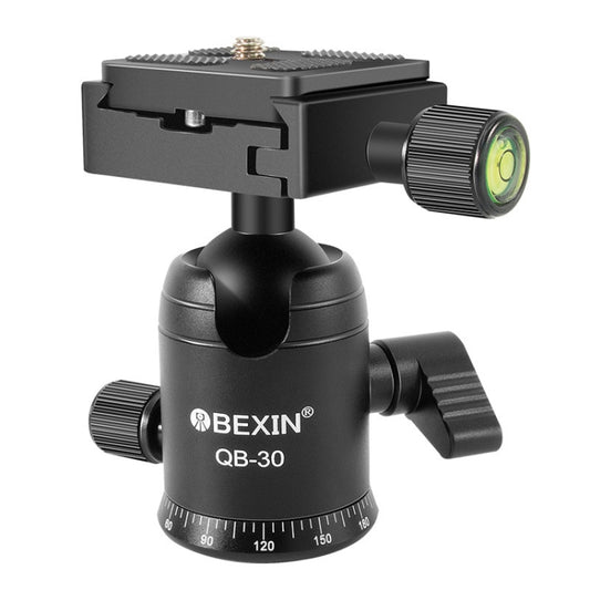 BEIXIN QB-30  360 Degree Rotation Panorama Metal Ball Head with Quick Release Plate - Camera Accessories by BEXIN | Online Shopping UK | buy2fix