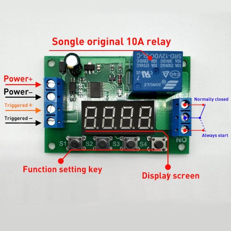 5V Time Relay Module Trigger OFF / ON Switch Cycle Timing Relay Board - Consumer Electronics by buy2fix | Online Shopping UK | buy2fix