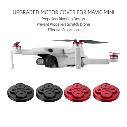 4 PCS Sunnylife Motor Metal Protection Cover for DJI Mini 2 (Red) - DJI & GoPro Accessories by Sunnylife | Online Shopping UK | buy2fix