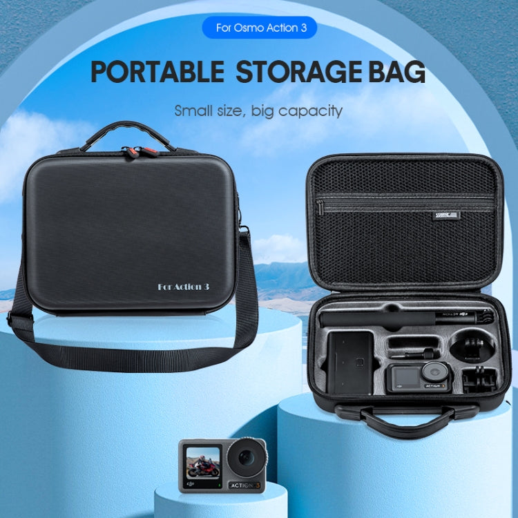 For DJI Osmo Action 3 STARTRC Camera and  Accessories Storage Case Bag(Black) - DJI & GoPro Accessories by STARTRC | Online Shopping UK | buy2fix