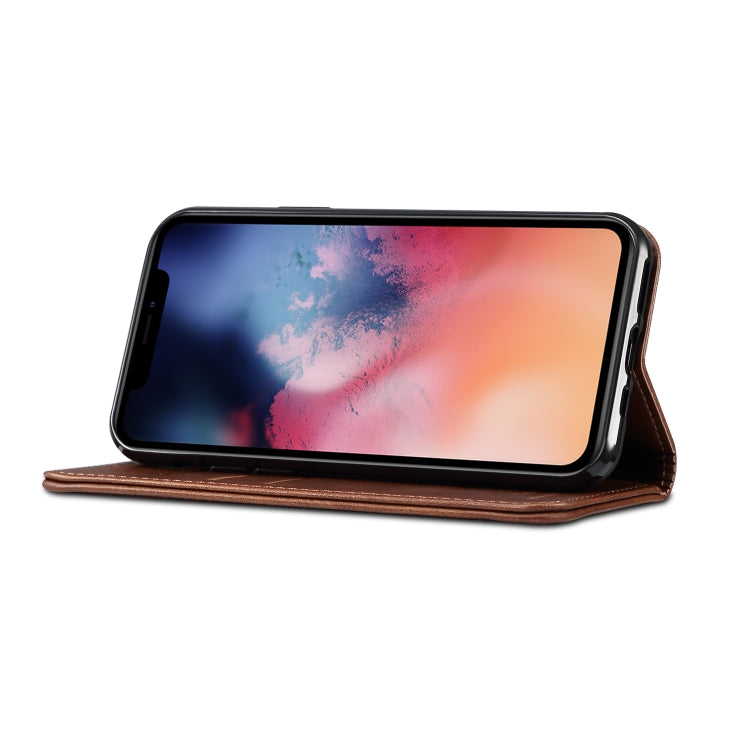 Suteni Calf Texture Horizontal Flip Leather Case with Holder & Card Slots & Wallet for iPhone 11 Pro(Brown) - iPhone 11 Pro Cases by Suteni | Online Shopping UK | buy2fix