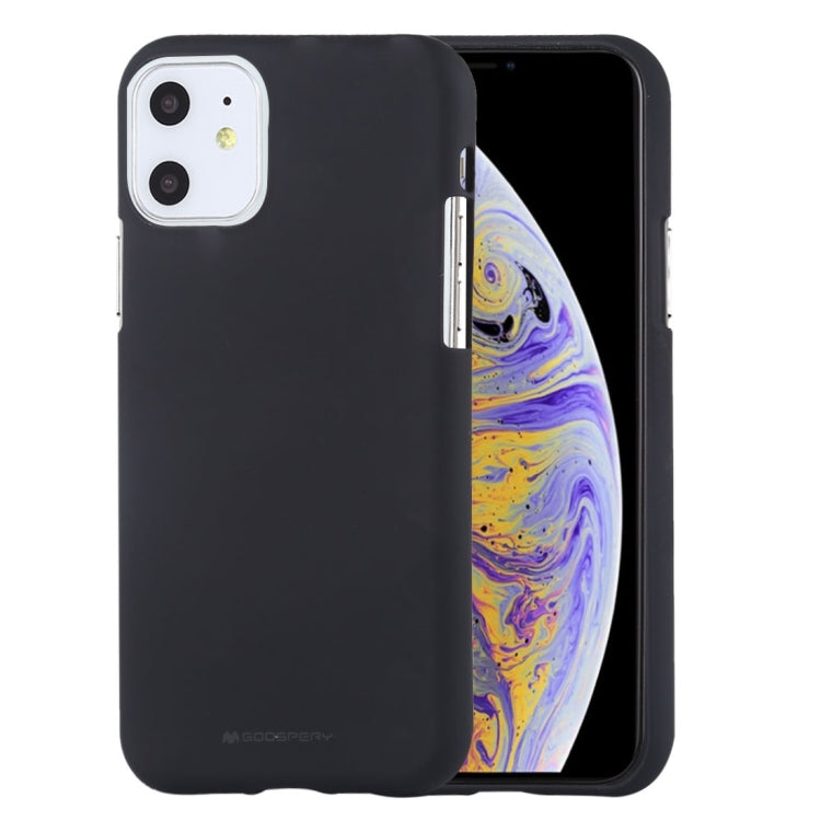 GOOSPERY SOFE FEELING TPU Shockproof and Scratch Case for iPhone 11(Black) - iPhone 11 Cases by GOOSPERY | Online Shopping UK | buy2fix