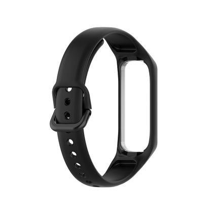 For Samsung Galaxy Fit 2 Silicone Watch Band(Black) - Smart Wear by buy2fix | Online Shopping UK | buy2fix