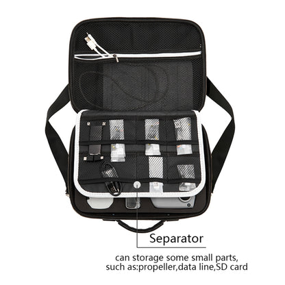 Multi-function PU Shoulder Storage Bag Suitcase with Baffle For DJI Mavic Mini 2(Red Liner) - DJI & GoPro Accessories by buy2fix | Online Shopping UK | buy2fix