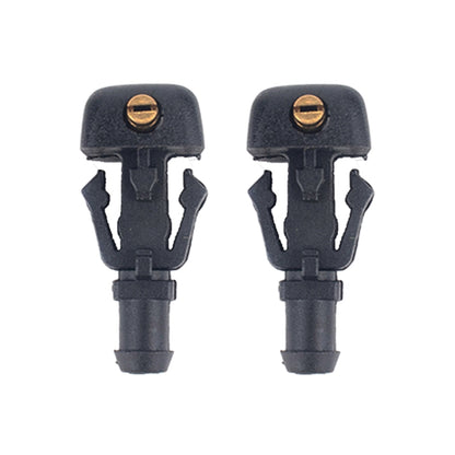 2 PCS Front Windshield Washer Wiper Jet Water Spray Nozzle + Hose Connector Set 3W7Z17603AA for Ford F-150 - In Car by buy2fix | Online Shopping UK | buy2fix