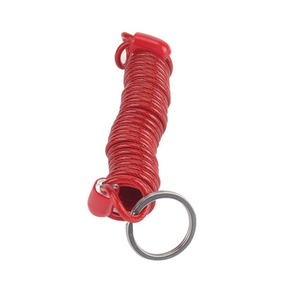 RV Trailer Spring Safety Rope Breakaway Cable, Safety Buckle Size:M10 x 100mm(Red) - In Car by buy2fix | Online Shopping UK | buy2fix