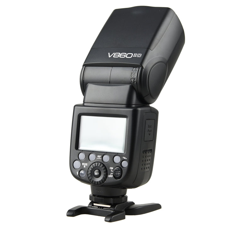 Godox V860IIO 2.4GHz Wireless 1/8000s HSS Flash Speedlite Camera Top Fill Light for Olympus DSLR Cameras(Black) - Camera Accessories by Godox | Online Shopping UK | buy2fix