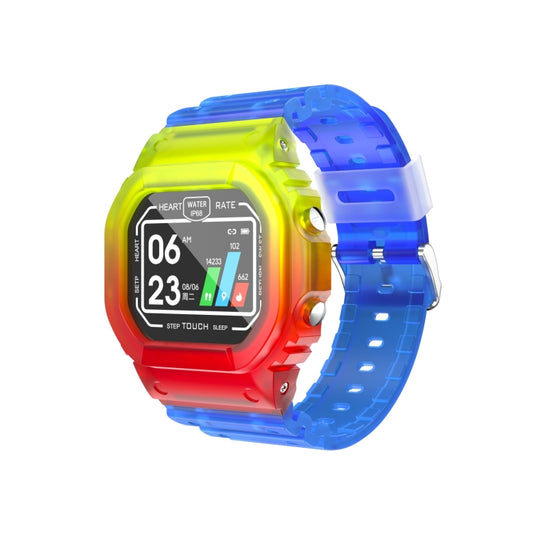 K16 1.14 inch TFT Color Screen IP68 Waterproof Smart Watch, Support Bluetooth Music / Sleep Monitoring / Heart Rate Monitoring(Colorful) - Smart Wear by buy2fix | Online Shopping UK | buy2fix