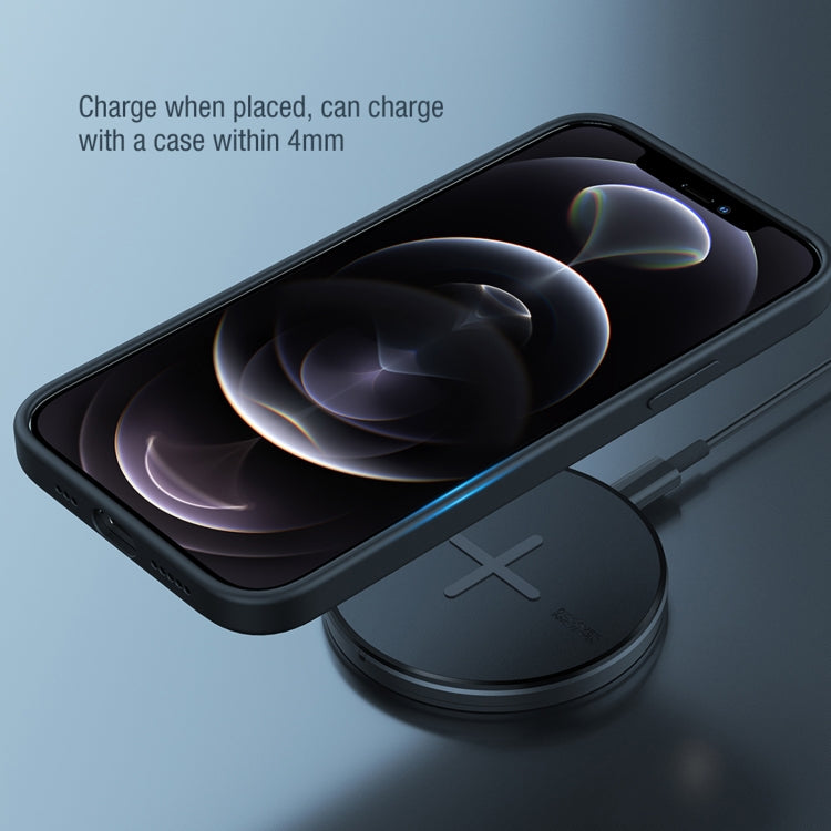 NILLKIN MC026 Portable Button Fast Charging Wireless Charger(Black) - Wireless Charger by NILLKIN | Online Shopping UK | buy2fix