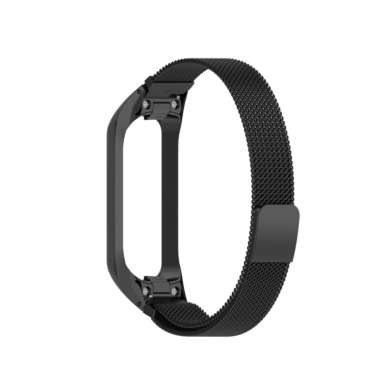 For Samsung Galaxy Fit 2 SM-R220 Milanese Watch Band(Black) - Smart Wear by buy2fix | Online Shopping UK | buy2fix