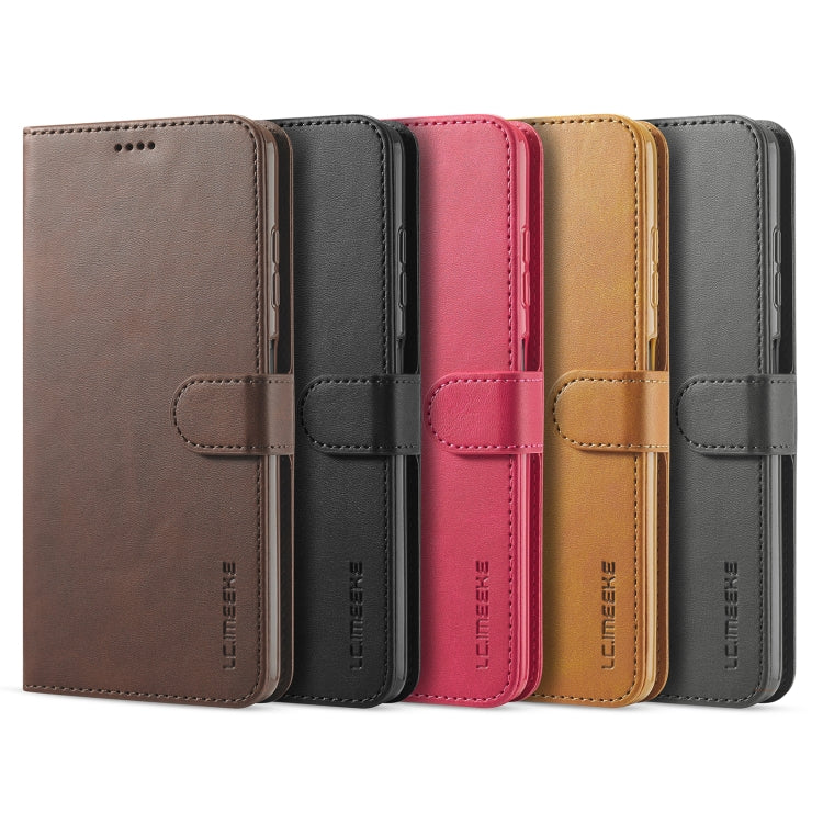 For Xiaomi Poco X3 NFC LC.IMEEKE Calf Texture Horizontal Flip Leather Case with Holder & Card Slots & Wallet(Grey) - Xiaomi Cases by LC.IMEEKE | Online Shopping UK | buy2fix