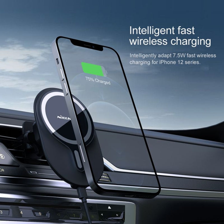 NILLKIN MagRoad Magnetic Car Holder with Wireless Charging - Wireless Charger Holders by NILLKIN | Online Shopping UK | buy2fix