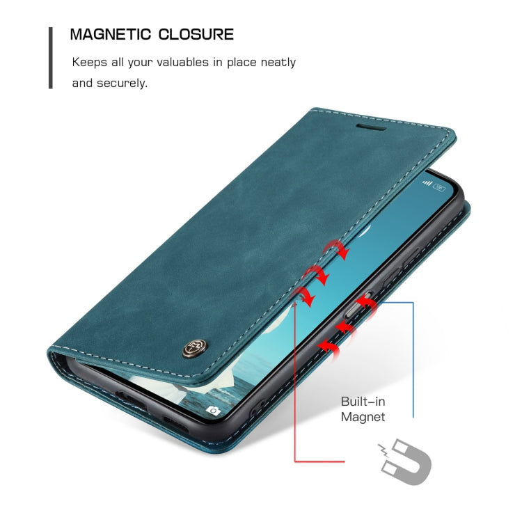 For Xiaomi Mi 11 Lite CaseMe 013 Multifunctional Horizontal Flip Leather Case, with Card Slot & Holder & Wallet(Blue) - Xiaomi Cases by CaseMe | Online Shopping UK | buy2fix