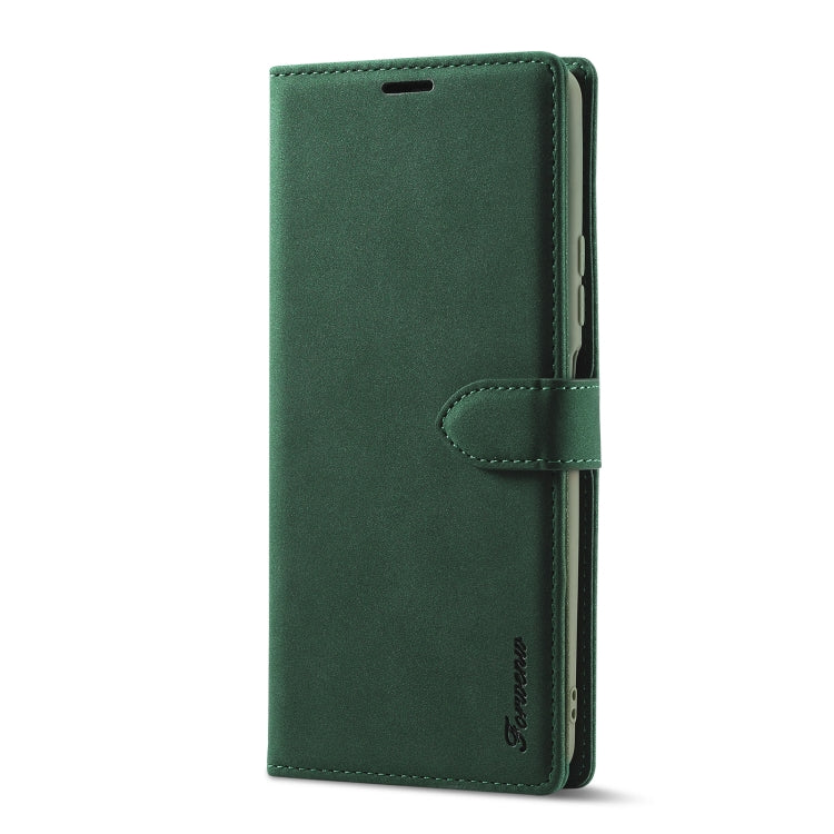 For Xiaomi Poco F3 Forwenw F1 Series Matte Strong Magnetism Horizontal Flip Leather Case with Holder & Card Slots & Wallet & Photo Frame(Green) - Xiaomi Cases by Forwenw | Online Shopping UK | buy2fix