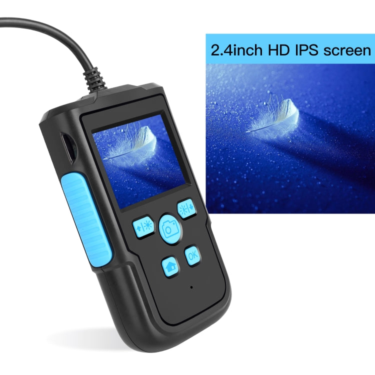 P60B 3.9mm 1080P 2.4 inch IPS Screen IP68 Waterproof HD Digital Endoscope, Length:2m Hard Cable - Consumer Electronics by buy2fix | Online Shopping UK | buy2fix
