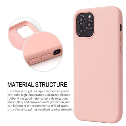 For iPhone 13 mini Solid Color Liquid Silicone Shockproof Protective Case (Sand Pink) - iPhone 13 mini Cases by buy2fix | Online Shopping UK | buy2fix