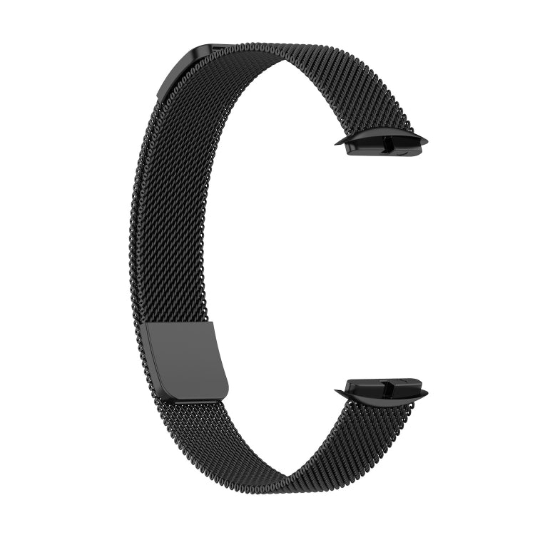 For Fitbit Luxe Special Edition Milanese Metal Magnetic Watch Band(Black) - Watch Bands by buy2fix | Online Shopping UK | buy2fix