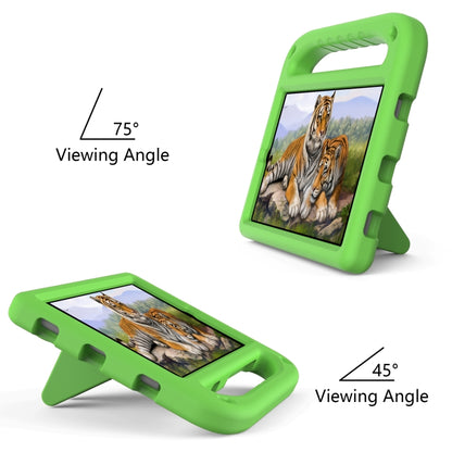 For Huawei MediaPad M5 Lite 8.0 inch Handle Portable EVA Shockproof Anti Falling Protective Case with Triangle Holder(Green) - Huawei by buy2fix | Online Shopping UK | buy2fix