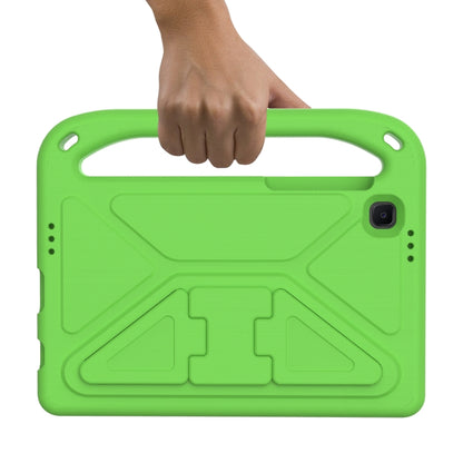 For Samsung Galaxy Tab A7 Lite 8.7 SM-T220 / SM-T225 Handle Portable EVA Shockproof Anti Falling Protective Case with Triangle Holder(Green) - Tab A7 Lite T220 / T225 by buy2fix | Online Shopping UK | buy2fix