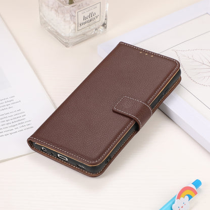 For Motorola Moto G30 / G20 / G10 4G Litchi Texture PU + TPU Horizontal Flip Leather Case with Holder & Card Slots & Wallet(Brown) - Motorola Cases by buy2fix | Online Shopping UK | buy2fix