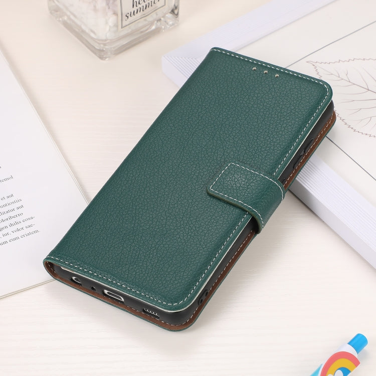 For Nokia G20 Litchi Texture PU + TPU Horizontal Flip Leather Case with Holder & Card Slots & Wallet(Green) - Nokia Cases by buy2fix | Online Shopping UK | buy2fix