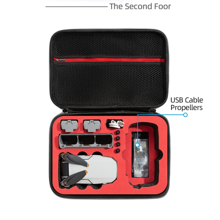 For DJI Mini SE Shockproof Carrying Hard Case Storage Bag, Size: 21.5 x 29.5 x 10cm(Grey + Black Liner) - DJI & GoPro Accessories by buy2fix | Online Shopping UK | buy2fix