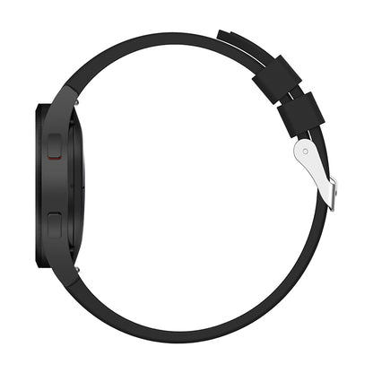 For Samsung Galaxy Watch4 Classic 42mm Silicone Watch Band(Black) - Smart Wear by buy2fix | Online Shopping UK | buy2fix