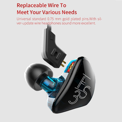KZ ES3 Standard Version 3.5mm Hanging Ear Sports Design In-Ear Style Wired Earphone, Cable Length: 1.2m(Blue) - In Ear Wired Earphone by KZ | Online Shopping UK | buy2fix