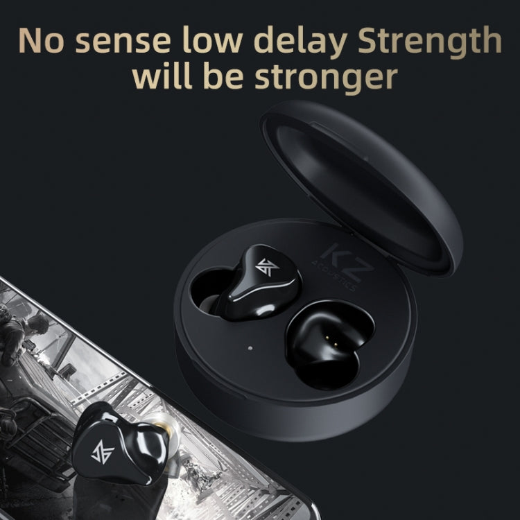 KZ Z1 Pro Dynamic True Wireless Bluetooth 5.2 Sports In-ear Earphone(Black) - In Ear Wired Earphone by KZ | Online Shopping UK | buy2fix