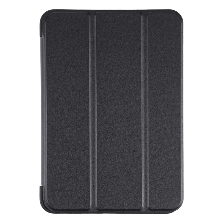 For iPad mini 6 GEBEI Shockproof Horizontal Flip Tablet Case with Three-folding Holder(Black) - iPad mini 6 Cases by GEBEI | Online Shopping UK | buy2fix